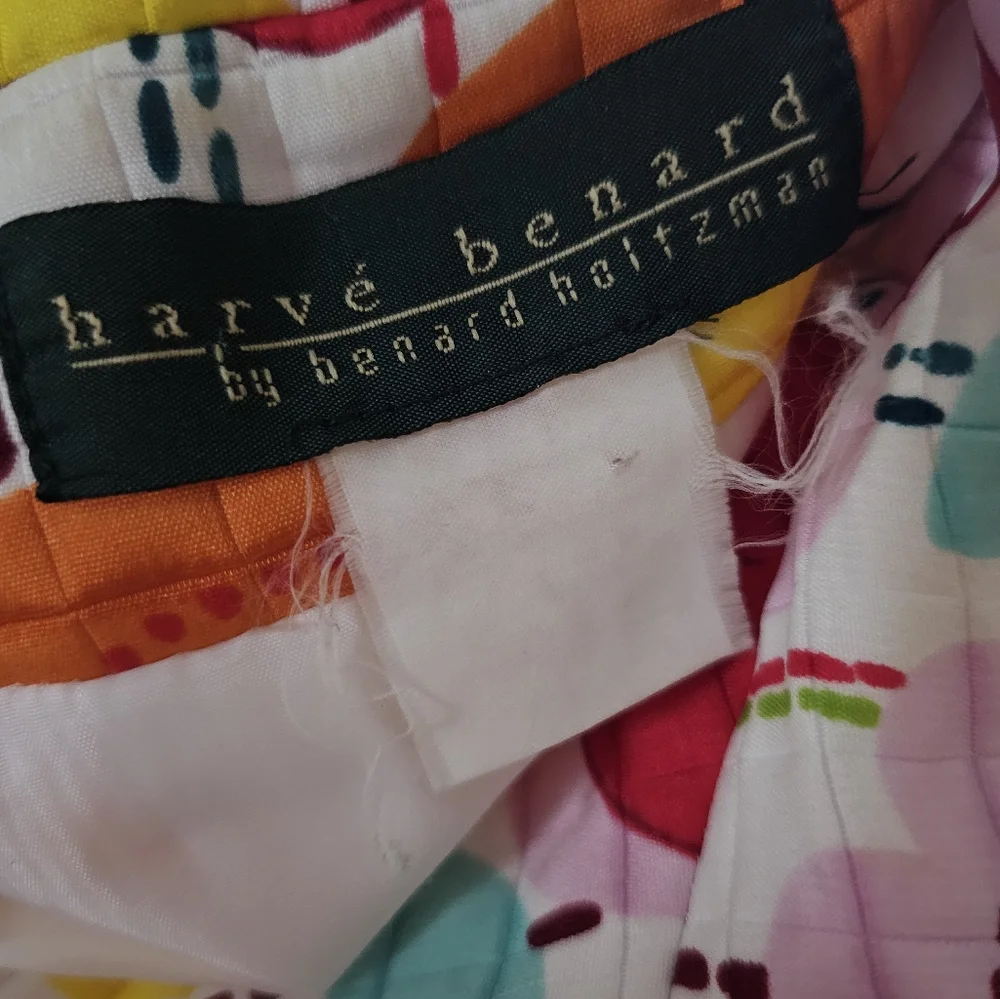 Harve Benard Quilted Mod Floral Spring Jacket Collared - Picture 5 of 5